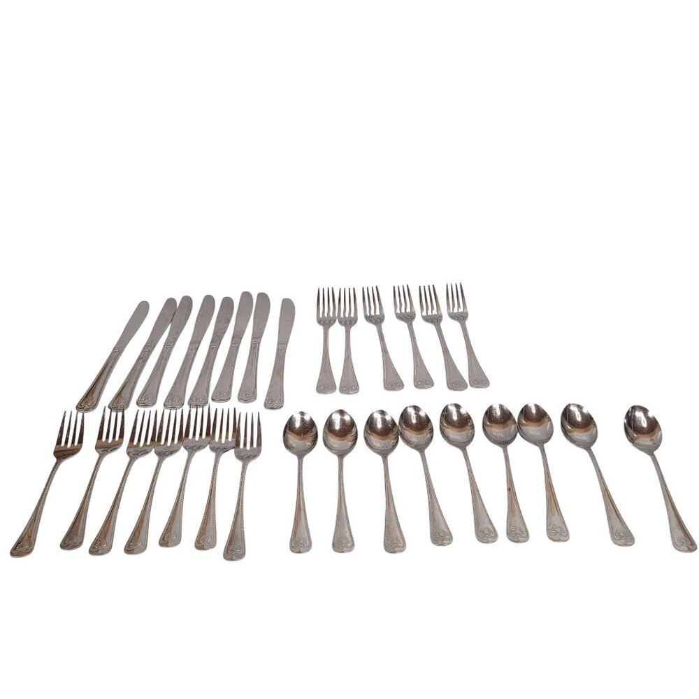 Towle Supreme Stainless Cutlery 30 Piece Set Flatware Silverware Japan